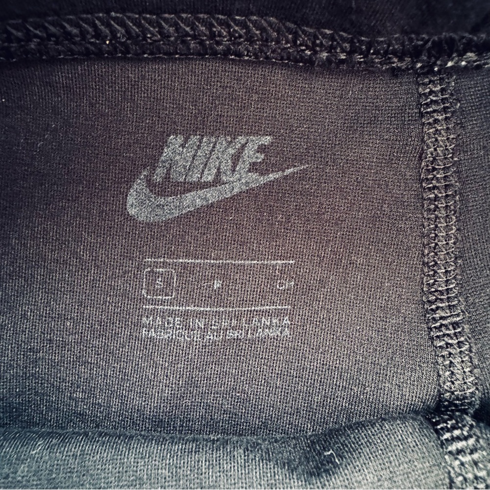 Nike Black Thick Material Front Seam - High Waisted Leggings with Ankle Zips - S - Picture 7 of 10